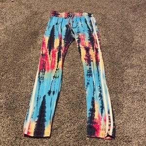 Leggings w pants tie